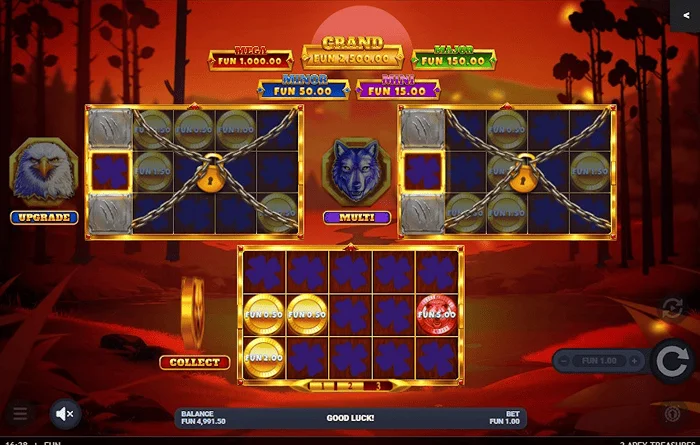 3 Apex Treasures – Start von Hold & Win mit dem Wolfsbrett